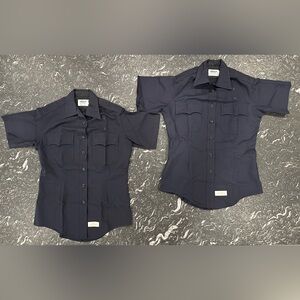LAPD Elbeco Women's Short Sleeve Uniform Shirt Bundle 100% Wool Size 40